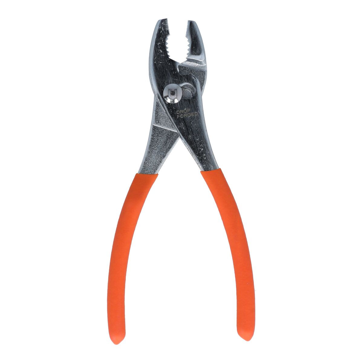 Regal Drop Steel Slip Joint Pliers with Matted Grip Handle Silver and Orange 8inch